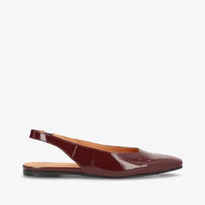EVER P - Bordeaux lak læder - Slingback Dame
