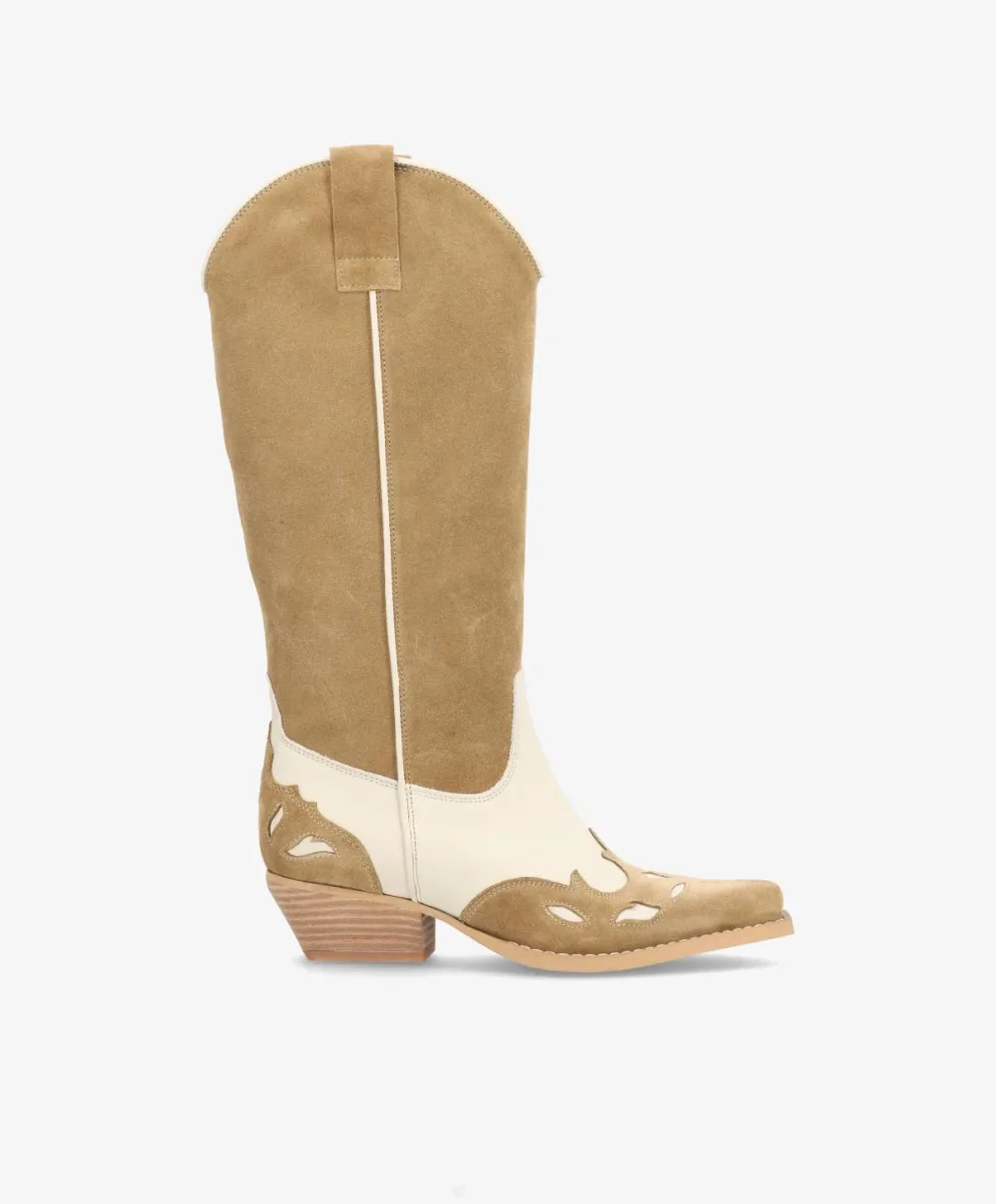FANNY S - Cowboy støvle - Beige Multi - Bild 2