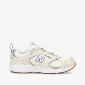 U40840J - Sneakers Dame - Beige/Lilla