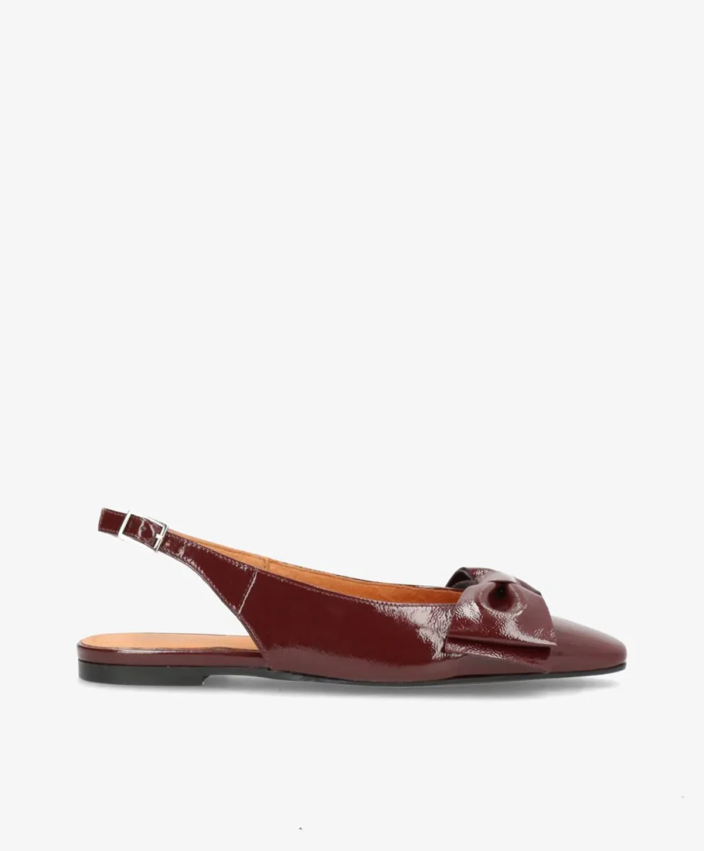 EXPECT P - Bordeaux lak læder - Slingback - Bild 2
