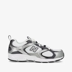 U4086LR - Sneakers Dame - Hvid/Sølv