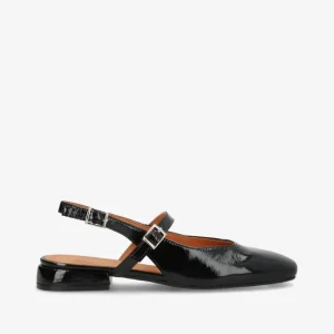 ASCEND P - Sort lak læder - Slingback Dame