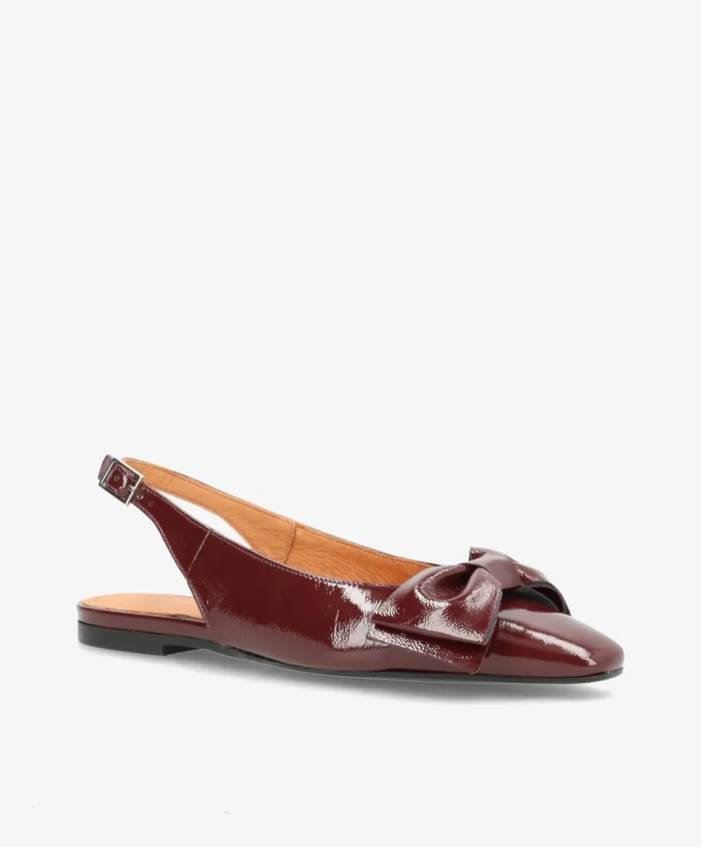 EXPECT P - Bordeaux lak læder - Slingback - Bild 3