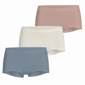 3-pack Björn Borg Core Mini Shorts Cream Blå Rosa