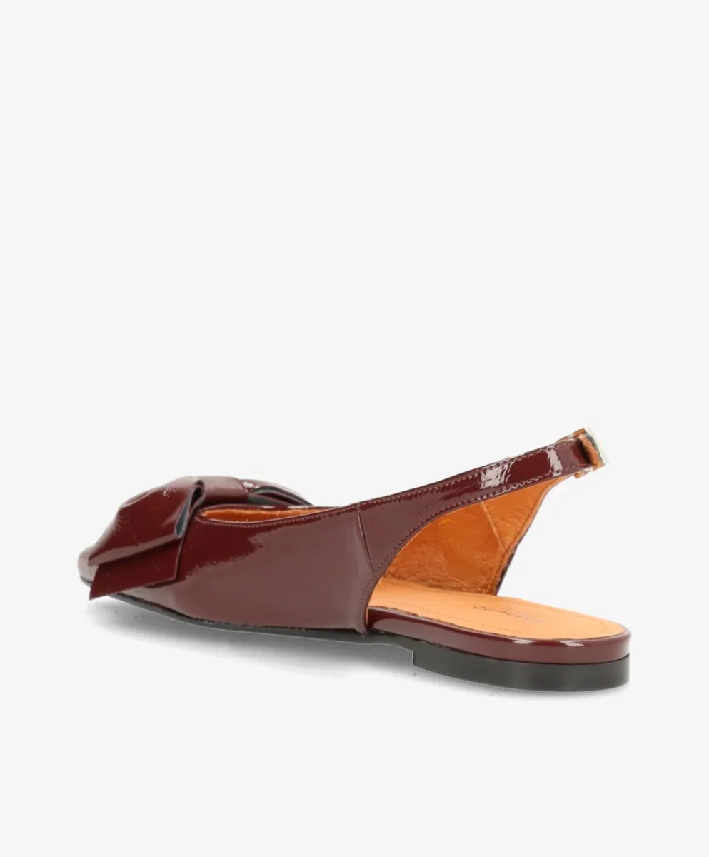 EXPECT P - Bordeaux lak læder - Slingback - Bild 4