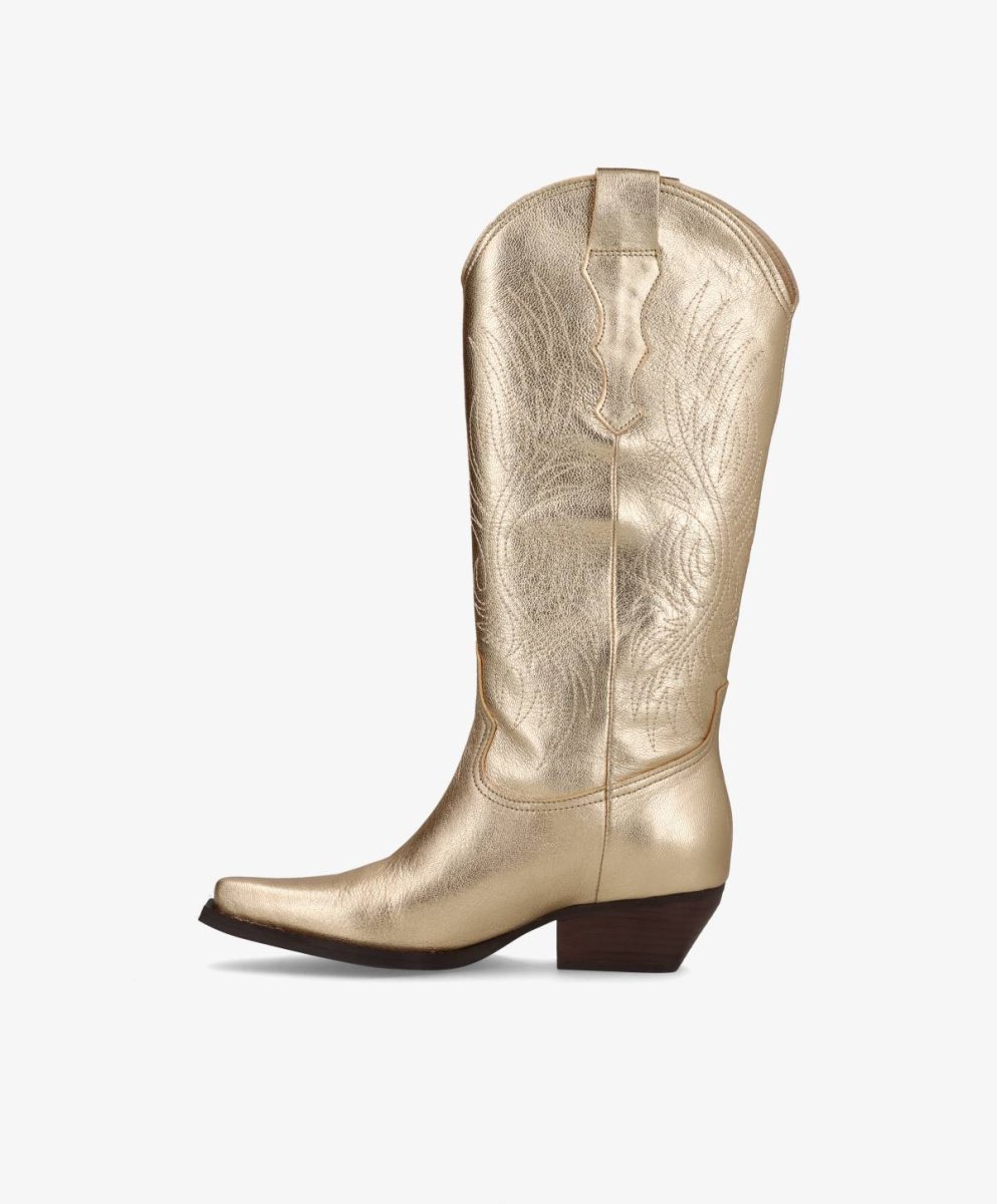 FRANKIE - Cowboy støvle lang - Guld - Bild 4