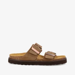 ALEXIA S - Taupe ruskind - Sandal Dame