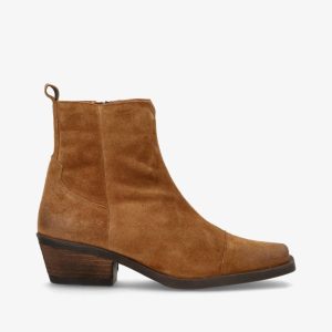 CALAMITY - Ruskindsstøvle Western - Lys Brun