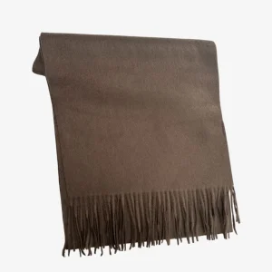 Fashion halstørklæde - mørkebrun - dame - BA-2501