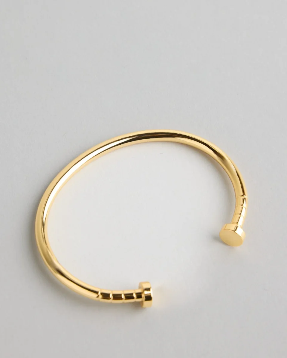 The Alaïa Gold-Plated Bracelet : Gold - Bild 2