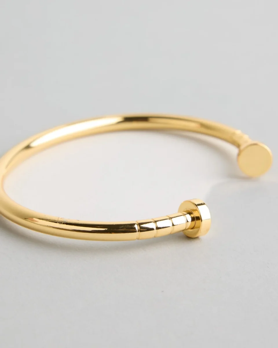 The Alaïa Gold-Plated Bracelet : Gold - Bild 4