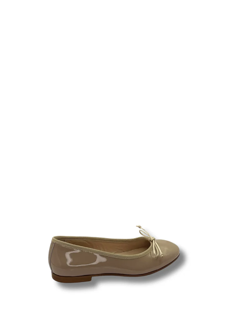 Apair Beige Lakeret Ballerina - Bild 3