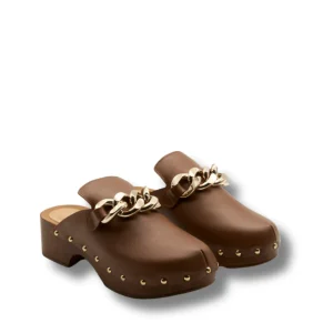 Apair Brun Vienna Træsko Sandal