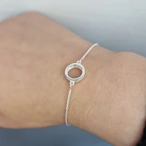 Armband cirkel med sten