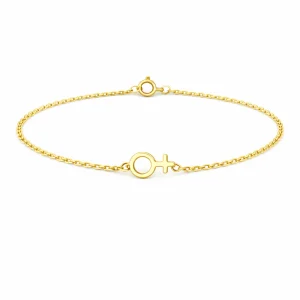 Armband kvinnosymbol 18k guld