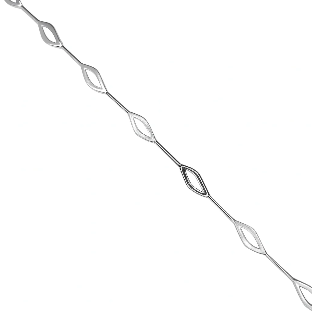 Armband ledat i 18karat vitguld