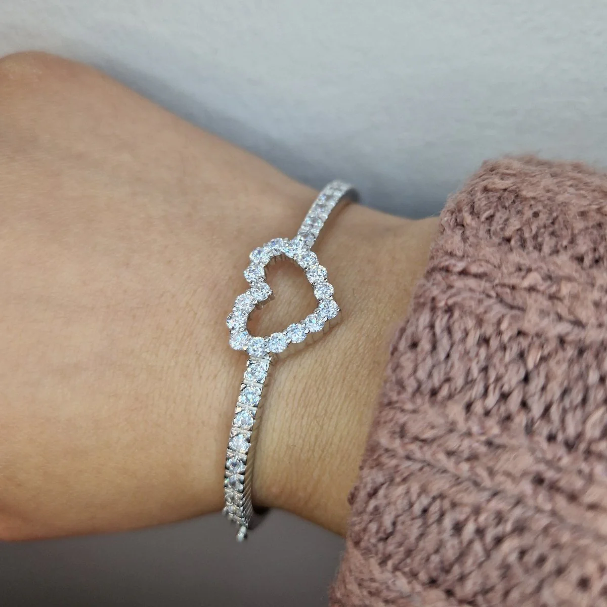 Armring med hjärta