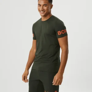 Armégrön Björn Borg Performance T-shirt