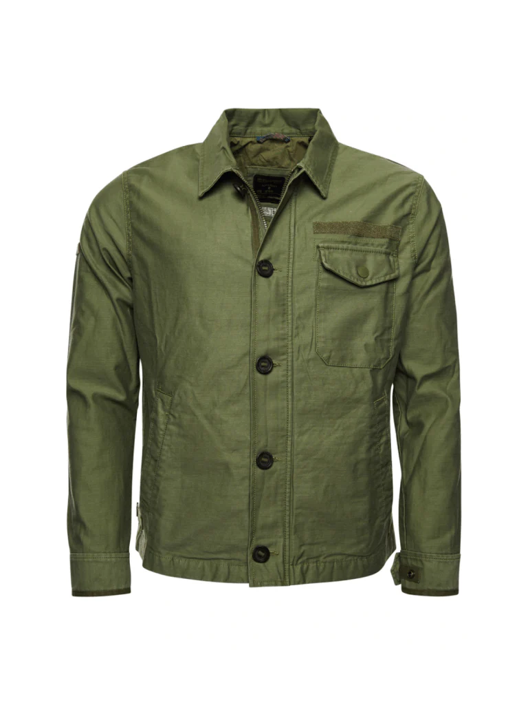 Armégrön Superdry herrjacka - Bild 3