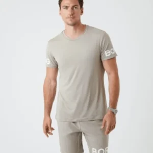 Beige Björn Borg Performance T-Shirt