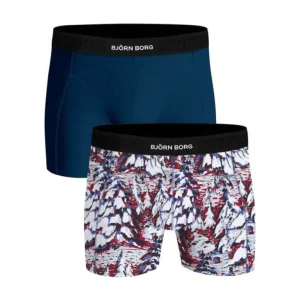 Björn Borg 2-Pack Boxer Shorts Julegaveæske Blå - Mønster