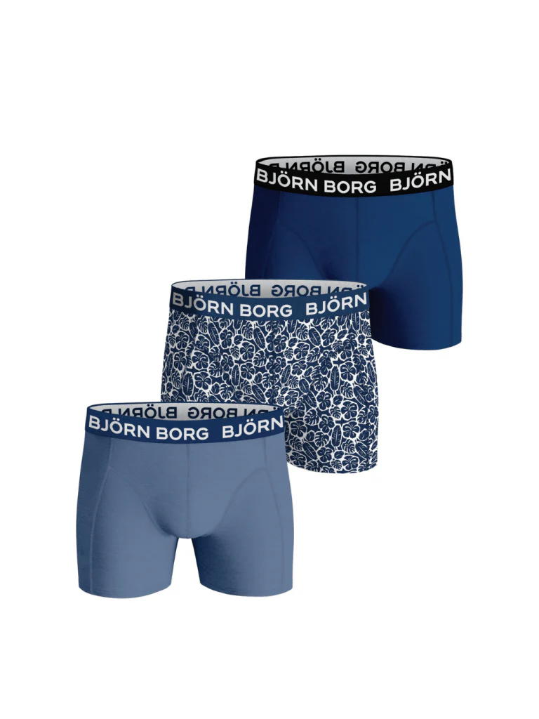 Björn Borg 3-Pack Drenge Blå Boxershorts