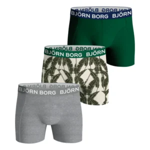 Björn Borg 3-Pack Drenge Grøn Og Grå Boxershorts