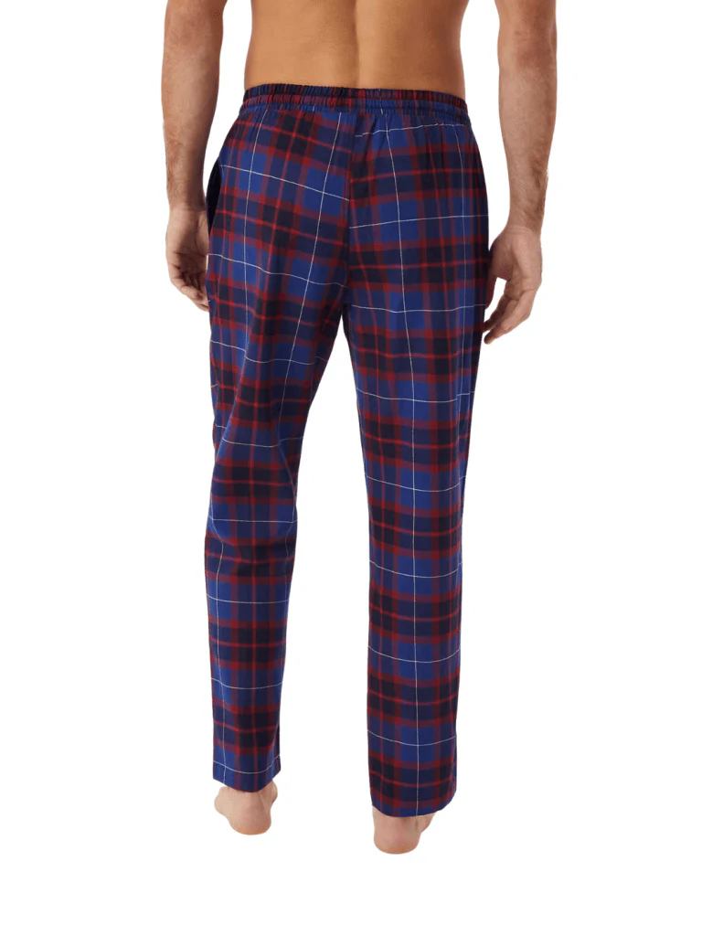 Björn Borg Blå Flannel Pyjamas Bukser - Bild 3