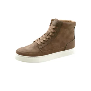 Björn Borg Bruna Herrsneakers Höga Med Vit sula
