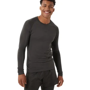 Björn Borg Mørkegrøn Running Seamless Langærmet T-Shirt