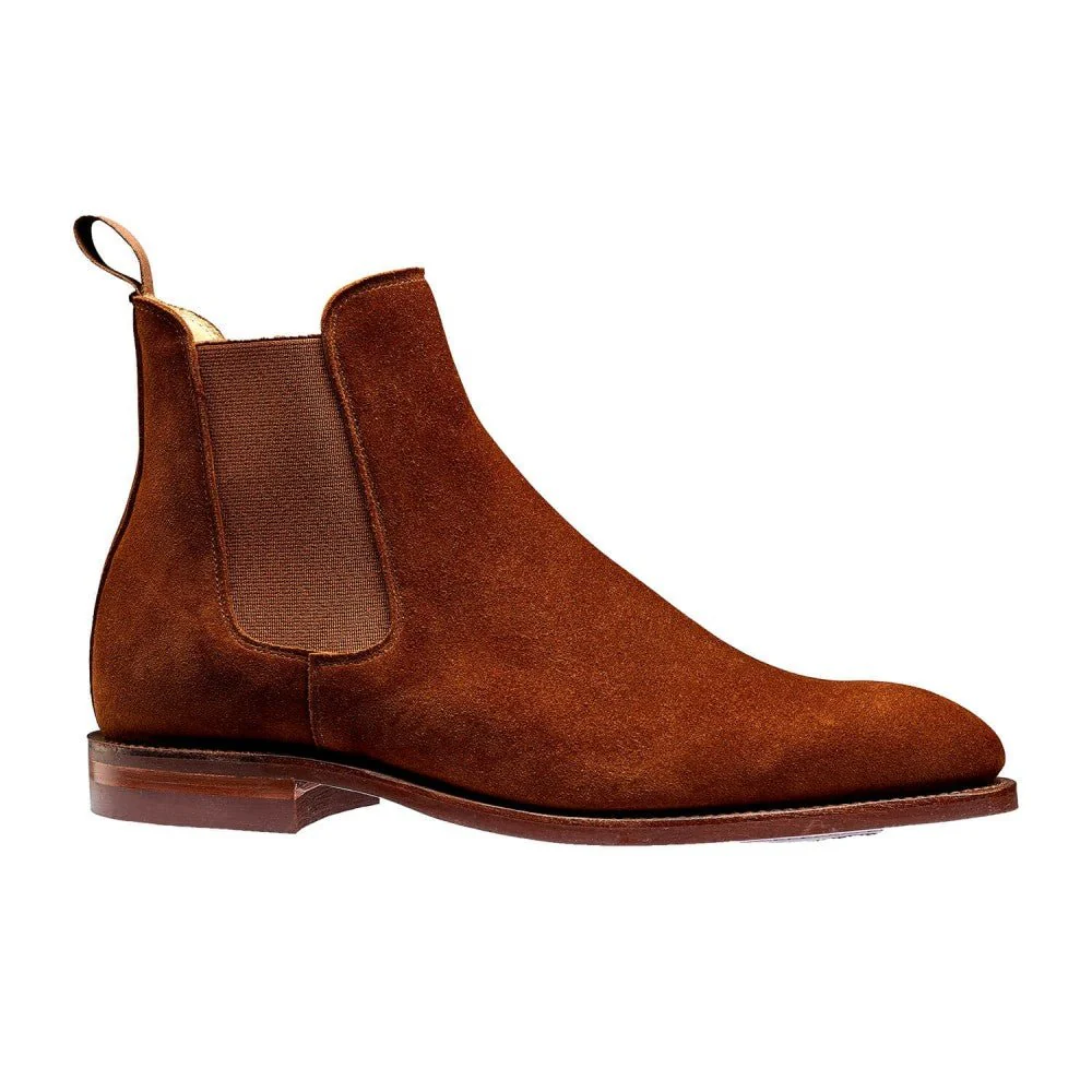 Bonnie Chelsea Boot, Polo Brown Calf Suede 'City' Crockett & Jones - Bild 5