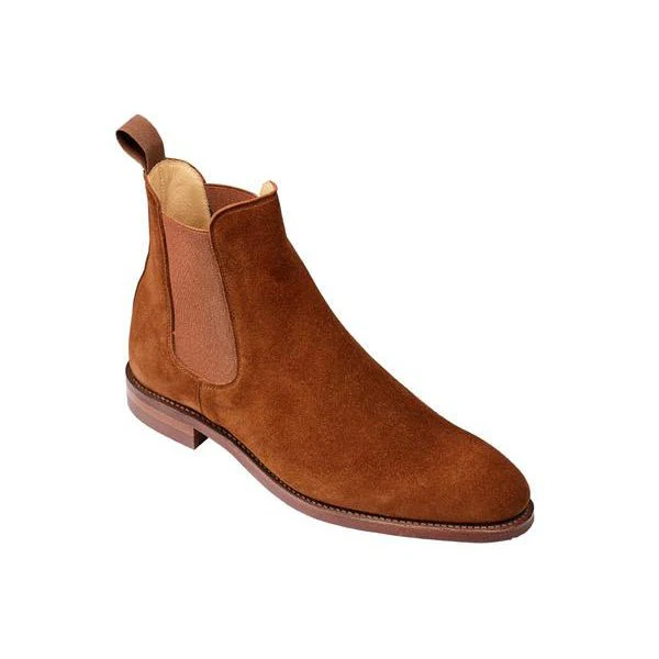 Bonnie Chelsea Boot, Polo Brown Calf Suede 'City' Crockett & Jones - Bild 2