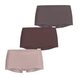 Burgundy 3-pack Björn Borg Core Mini Shorts
