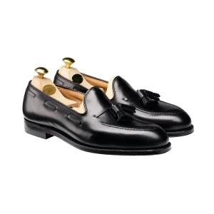 Cavendish Tassel Loafer, Black Calf, Crockett & Jones