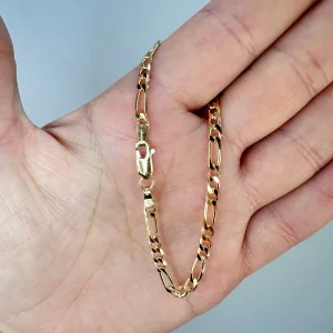 Figaro armband 18karat guld 3,9mm
