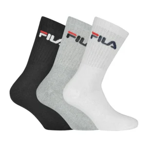 FILA Crew Logo Terry Tennissokker 3 Pack Unisex I 3 Farver