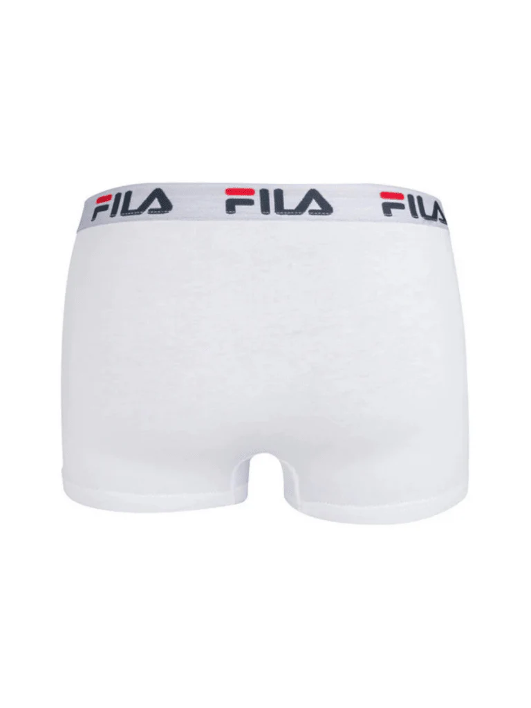FILA Hvid Contrast Logo Boxershorts 2 Pack - Bild 3