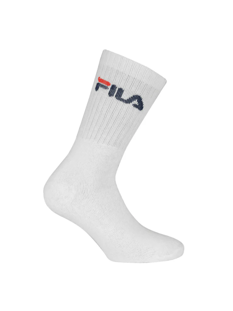 FILA Hvid Crew Logo Terry Tennissokker 3 Pack Unisex - Bild 2