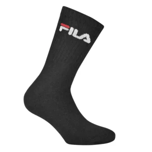 FILA Sort Crew Logo Terry Tennissokker 3 Pack Unisex
