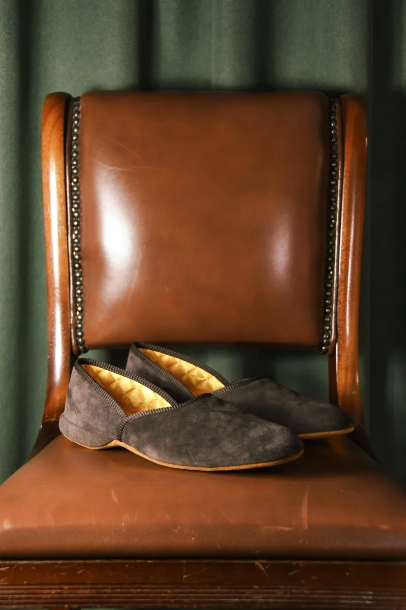 Grecian Slipper, Chocolate Suede, Bowhill & Eliott - Bild 5