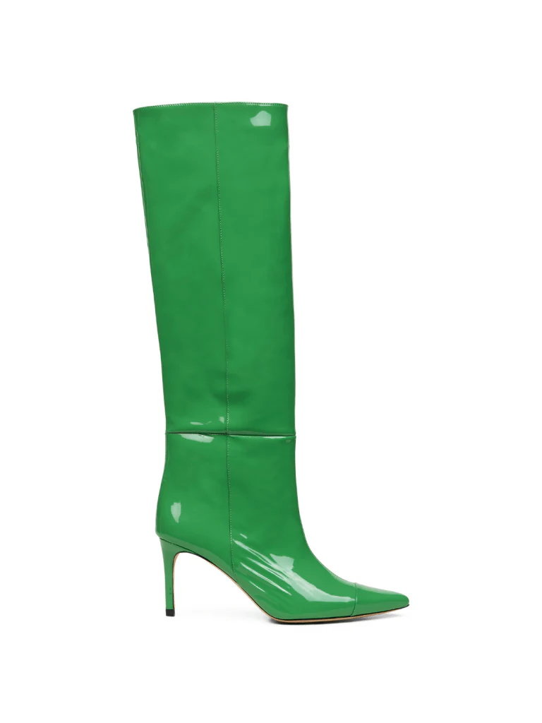 Grön Lång Custommade Alia Patent Boot - Bild 4