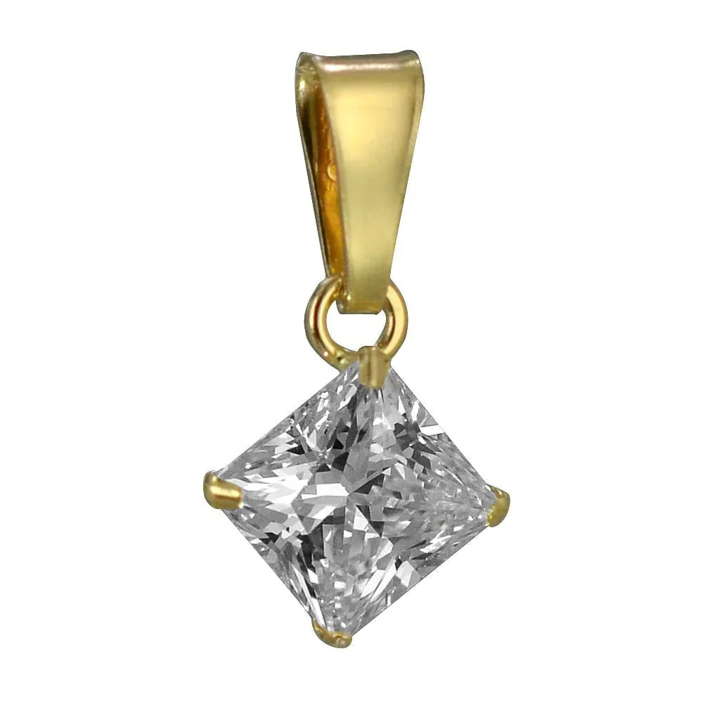 Hänge 18k guld med Cubic Zirkonia - Bild 2