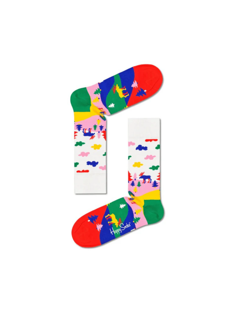 Happy Socks 3-Pack Sverige Gaveæske Til Ham - Bild 4