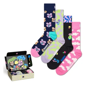 Happy Socks 4-Pack Wonderland Gaveæske Til Ham