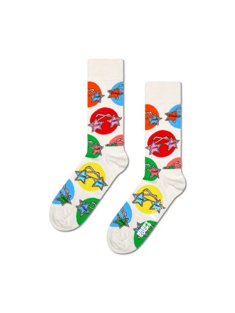 Happy Socks Offwhite Elton John Strømpe Til Ham & Hende - Bild 2