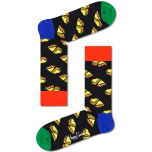 Happy Socks Sort Med Sandwich Til Ham