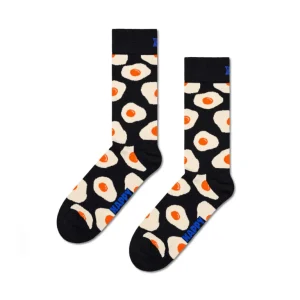 Happy Socks Sort Spejlæg Strømpe Til Ham
