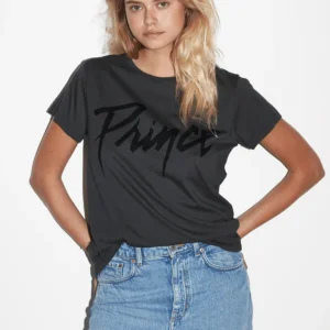Charcoal Icôn Prince Logo T-shirt dam