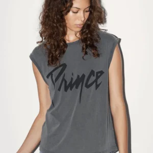 Charcoal Icôn Prince Logo ärmlös T-shirt för kvinnor