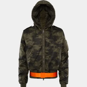 Cliff Bomber hoodiejacka för män
